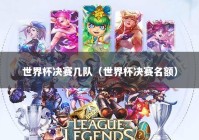 世界杯决赛几队（世界杯决赛名额）