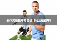创作灵感德甲哈兰德（哈兰德西甲）