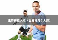 世界杯拉人红（世界杯几个人踢）