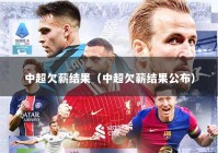 中超欠薪结果（中超欠薪结果公布）